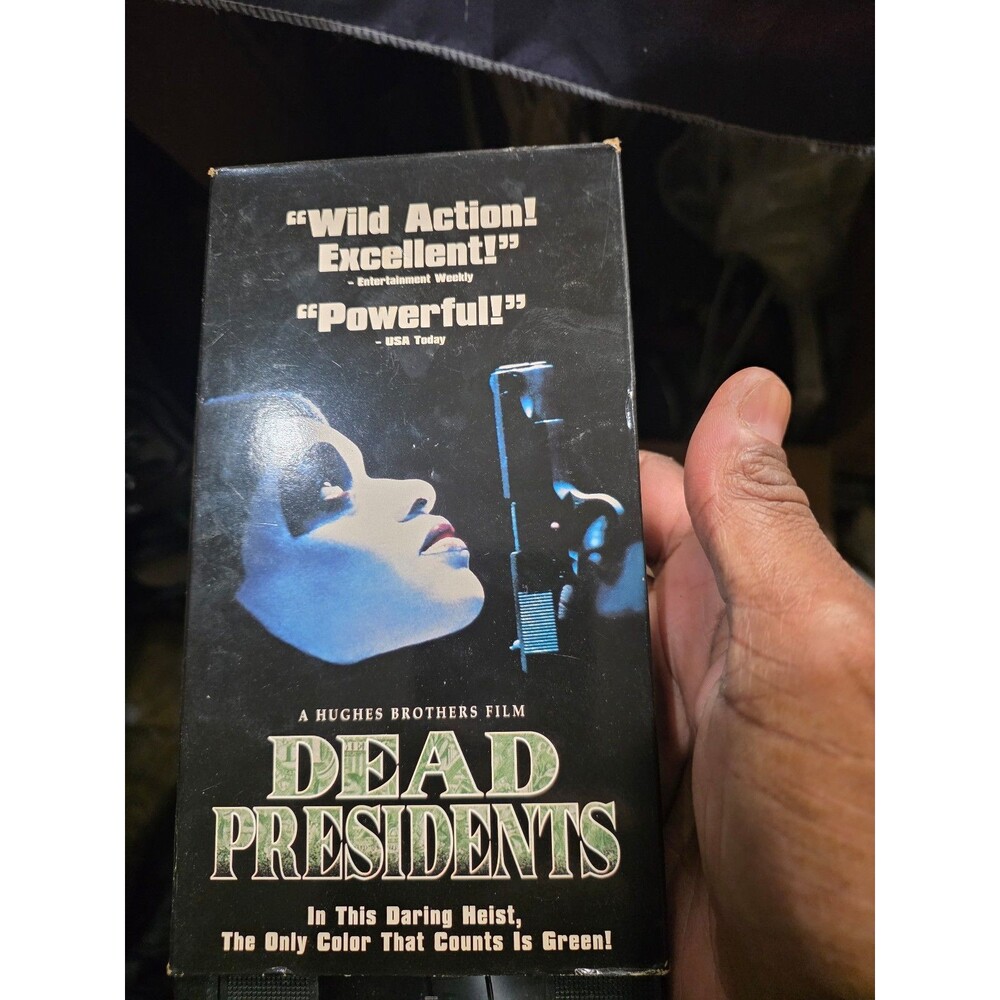 Dead Presidents VHS with original slipcase.